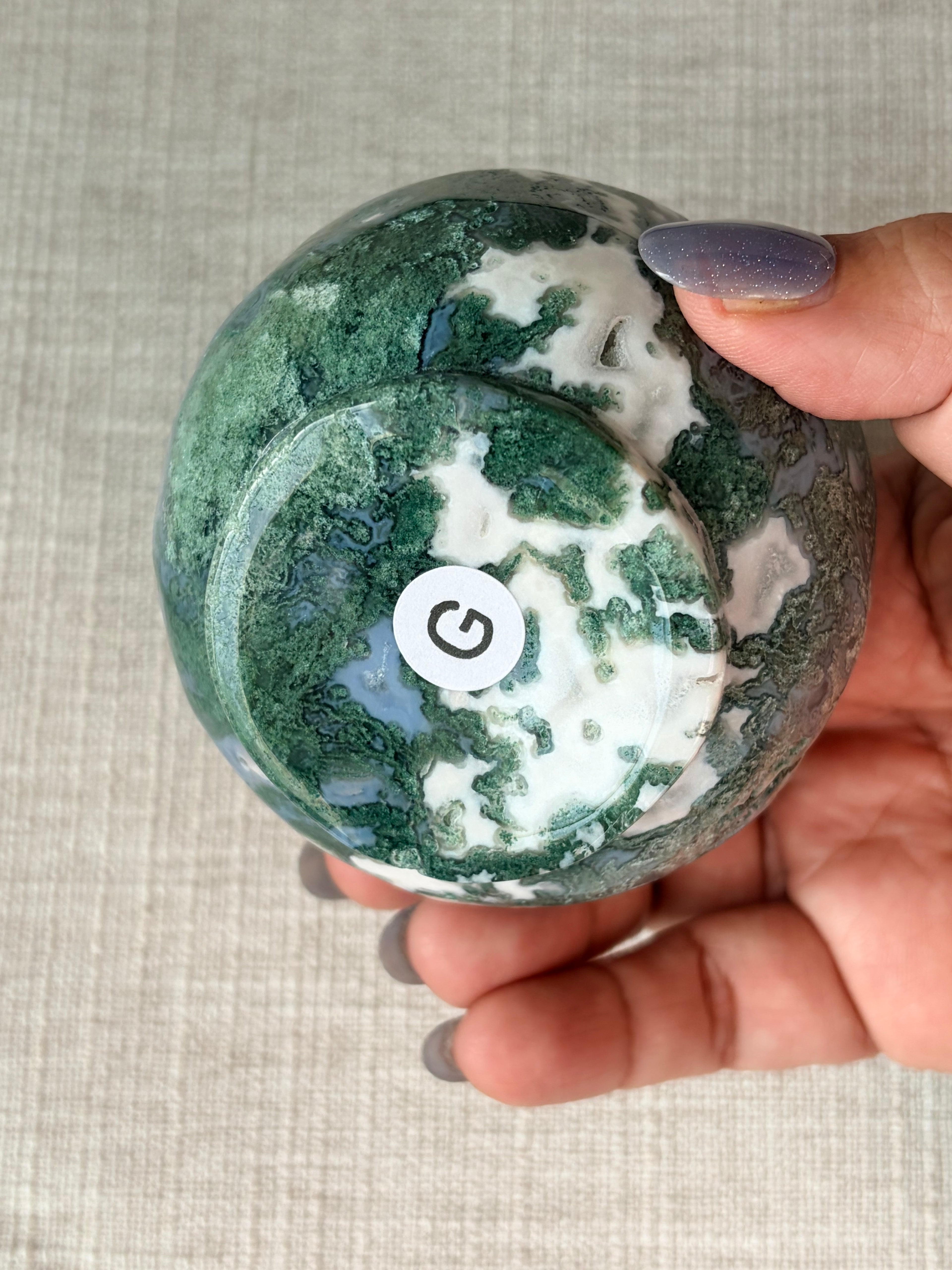 Moss Agate Mini Bowl (G)