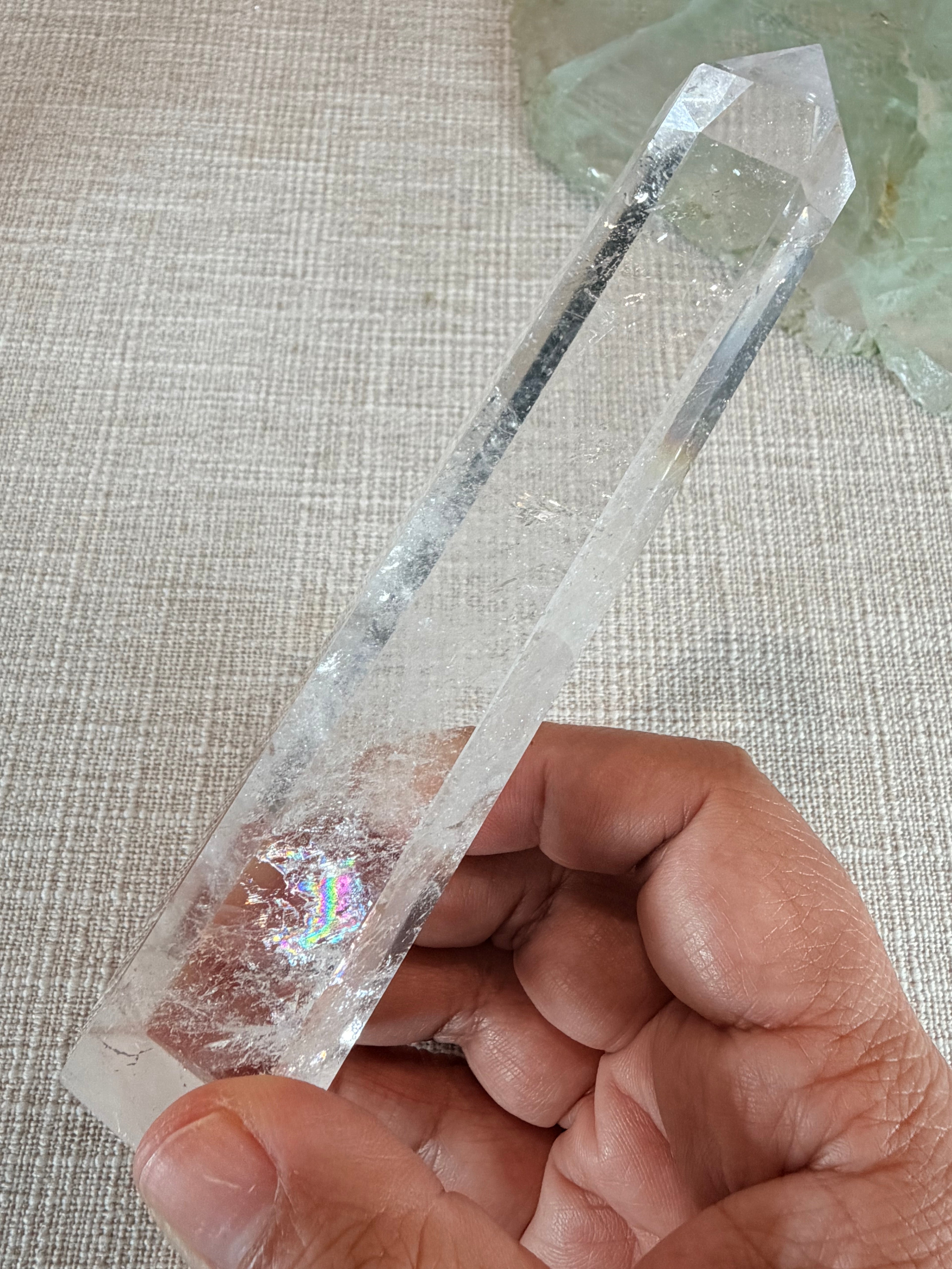 Clear Quartz Tower