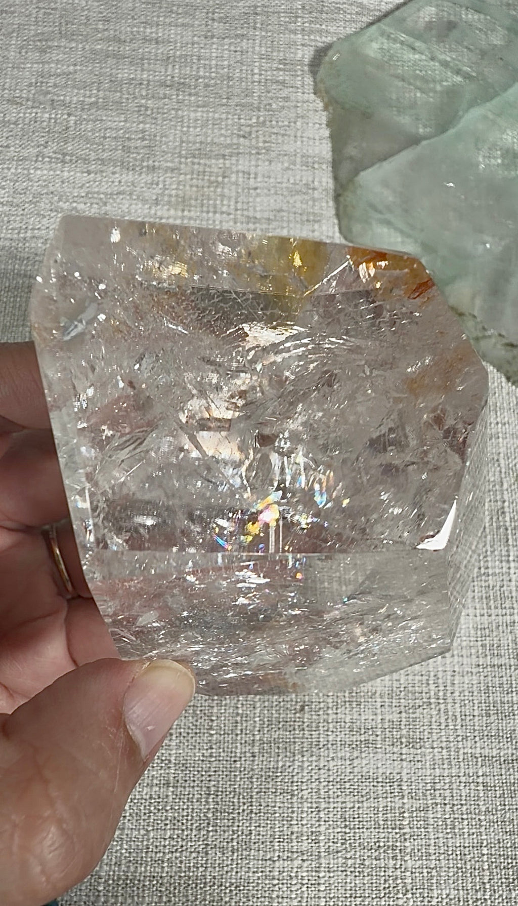 Fire and Ice Quartz Freeform (A)