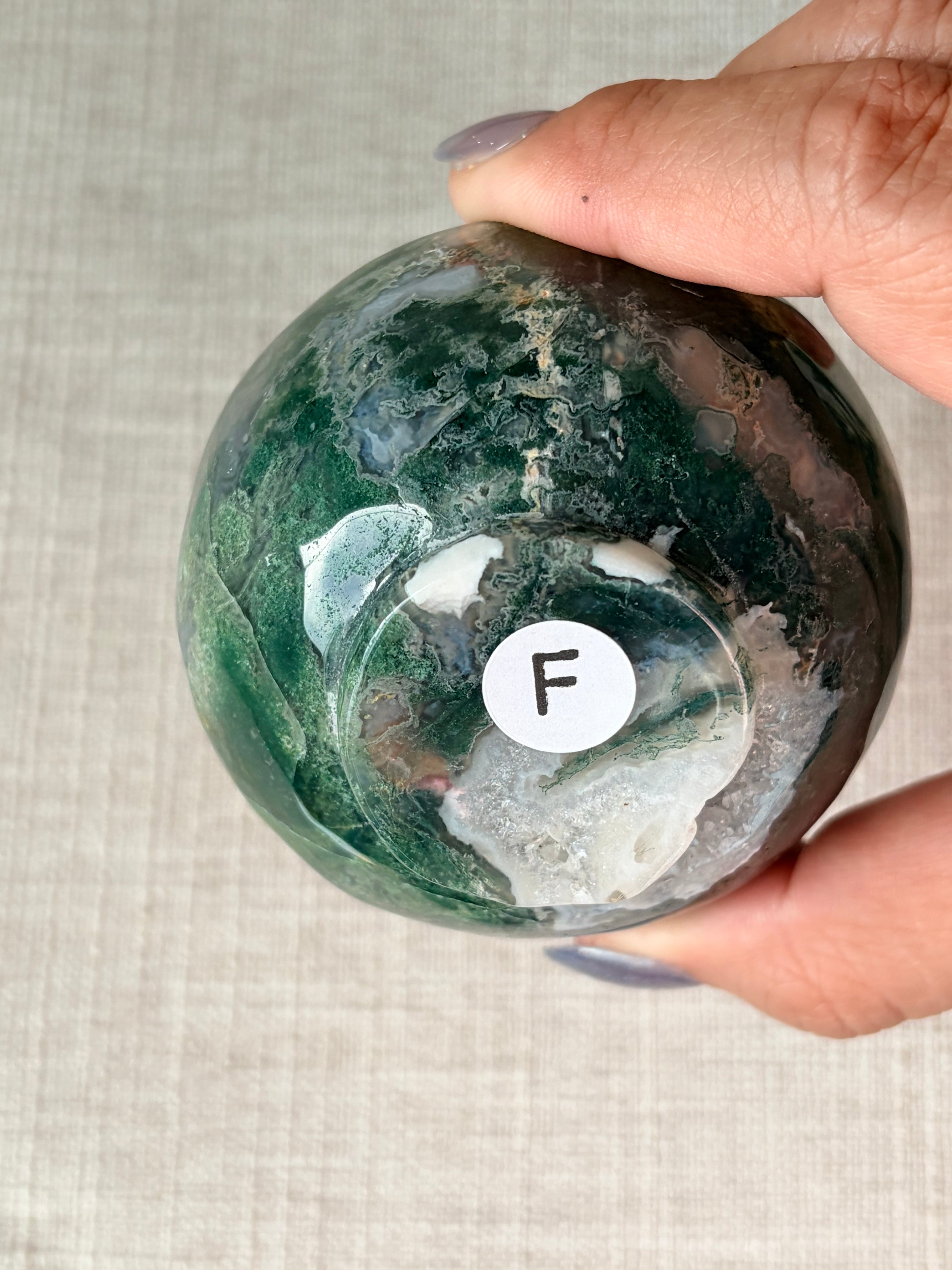 Moss Agate Mini Bowl (F)