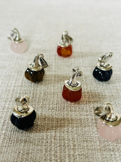 Crystal Pumpkin Pendants