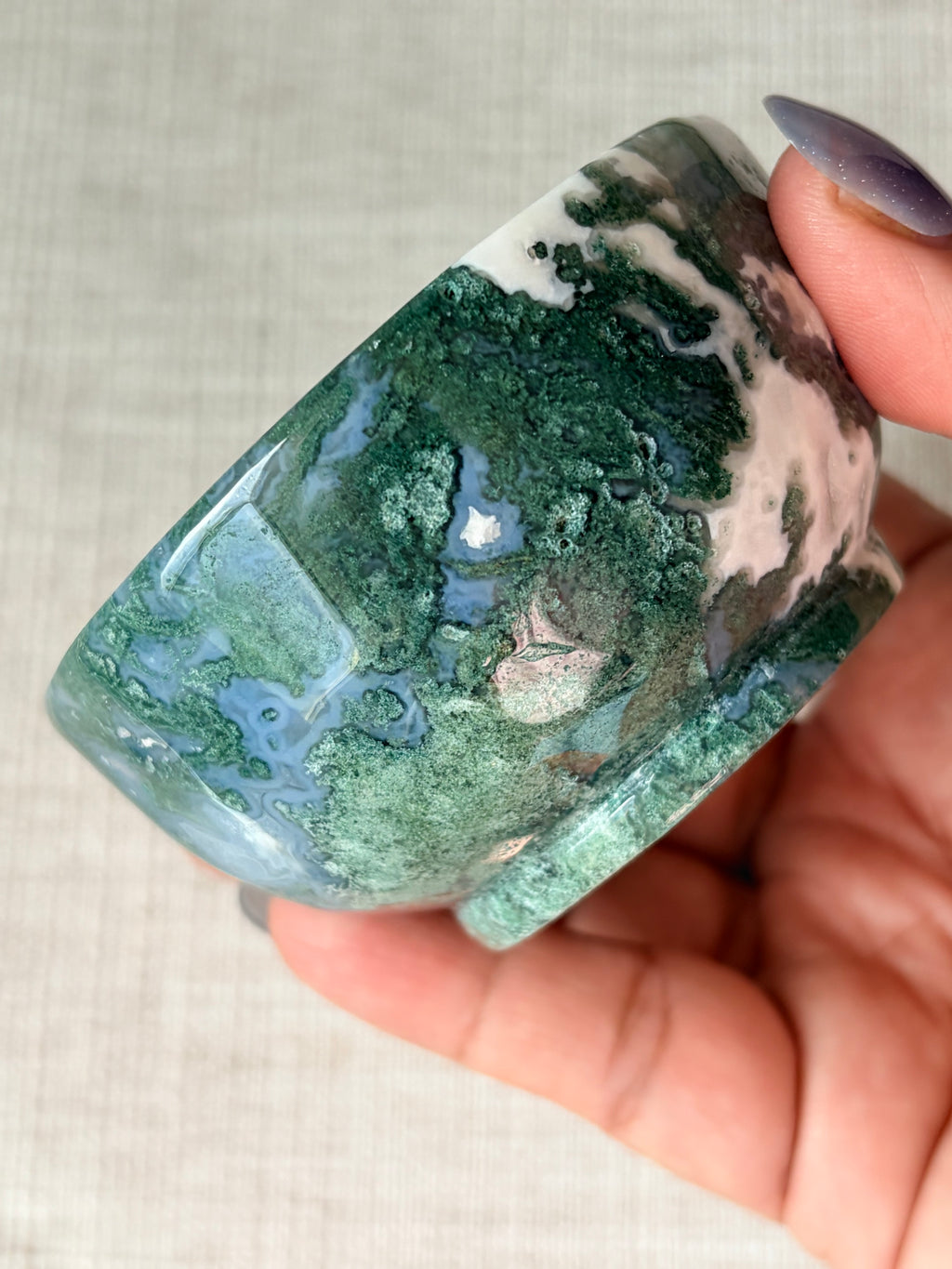 Moss Agate Mini Bowl (G)