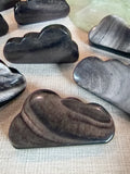 Silver Sheen Obsidian Clouds