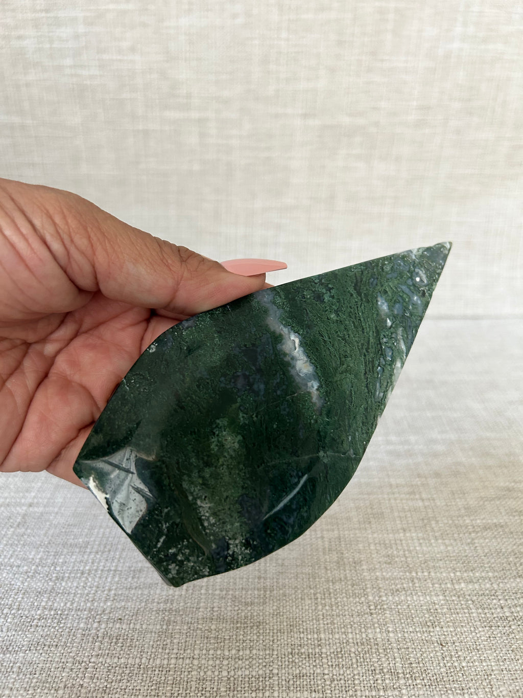 Moss Agate Flame (A)