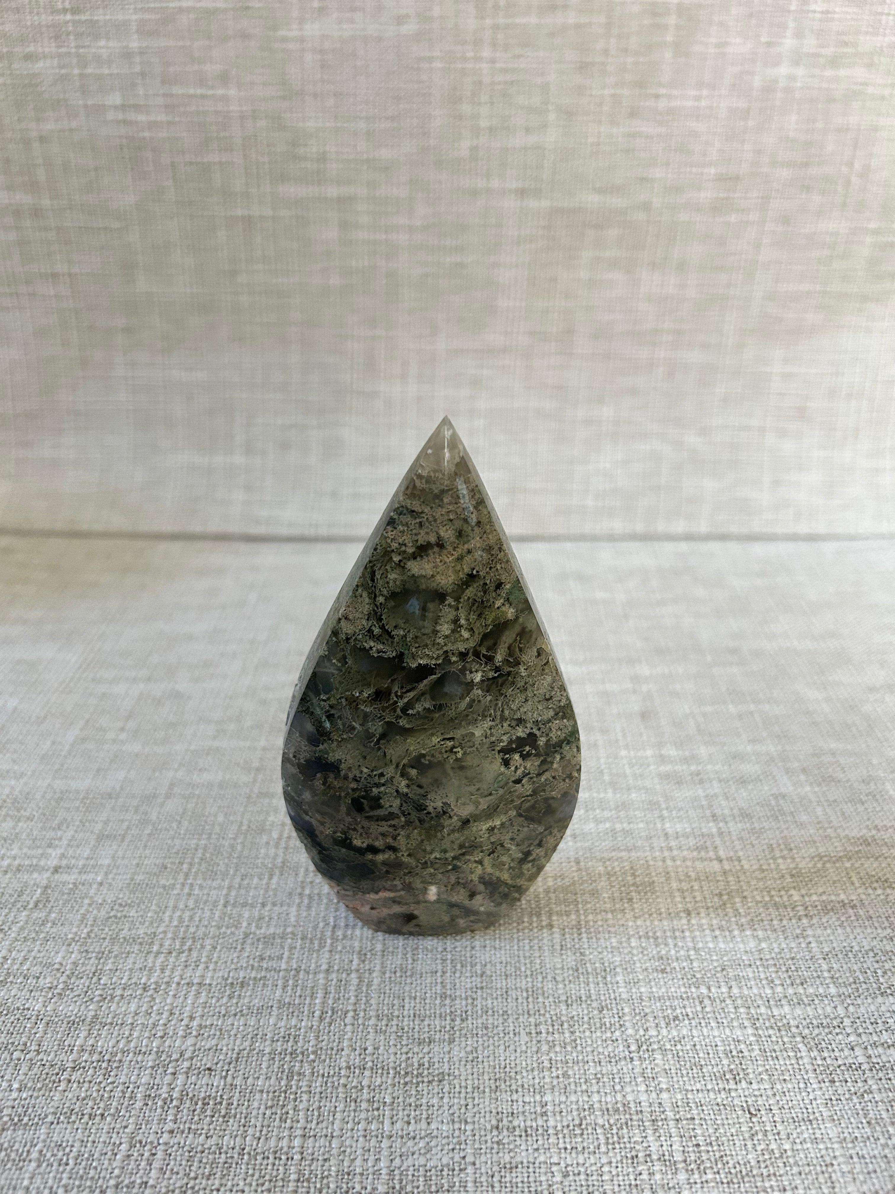 Moss Agate Flame (B)