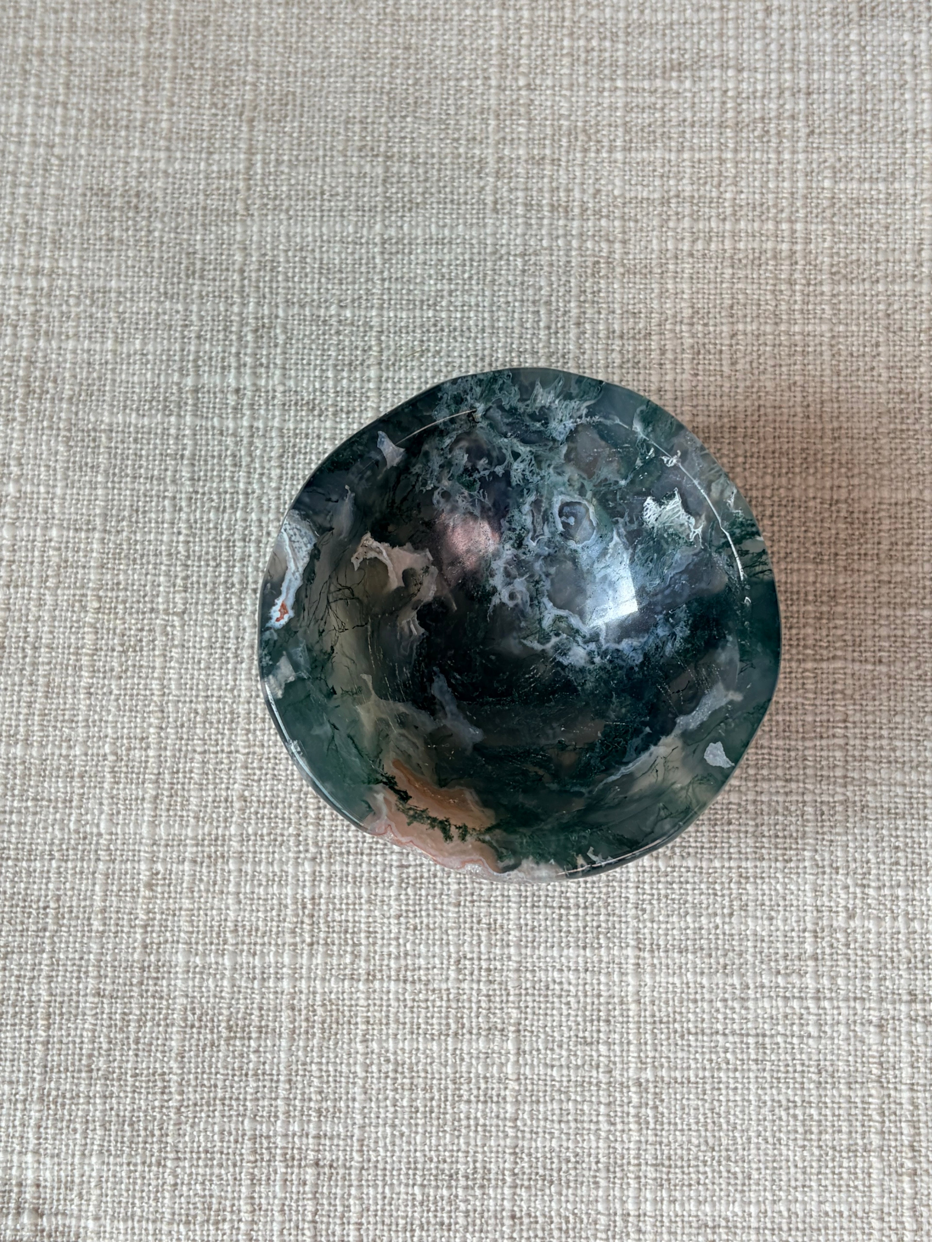 Moss Agate Mini Bowl (H)
