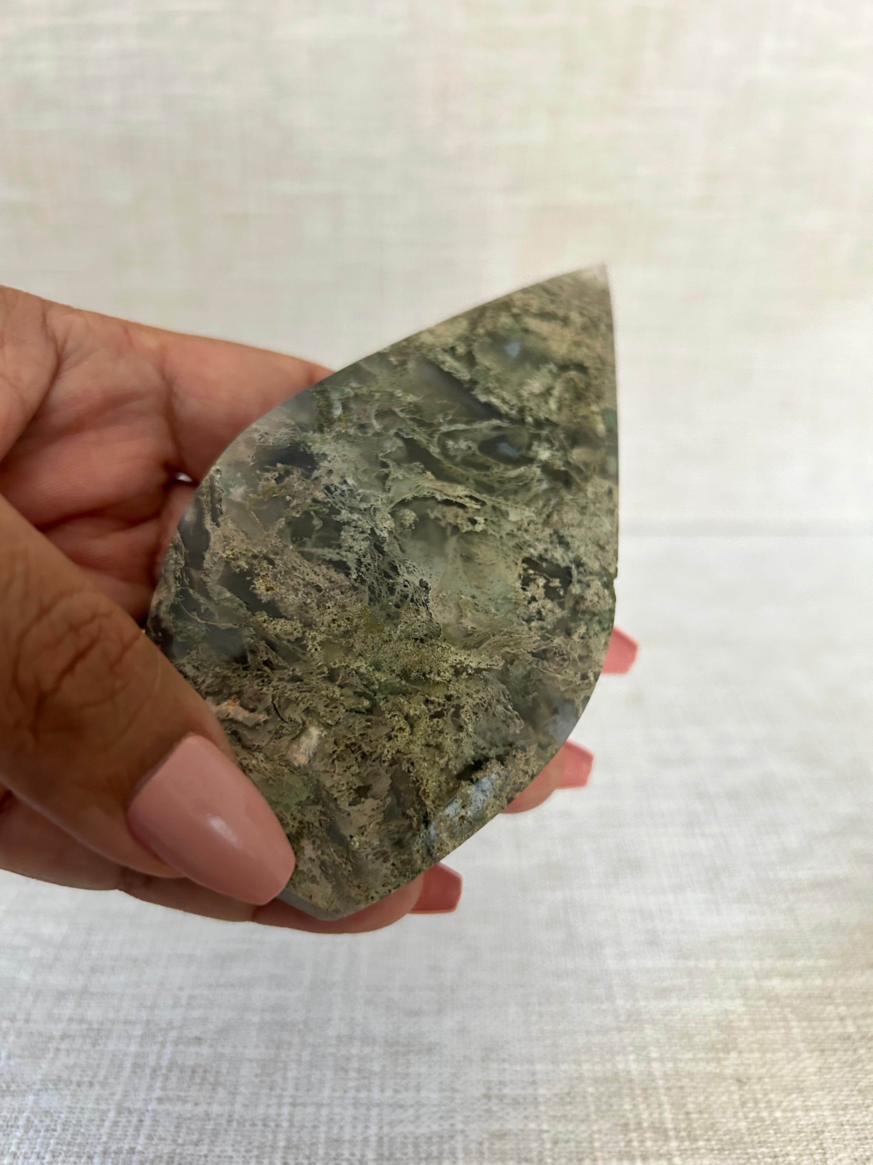 Moss Agate Flame (B)