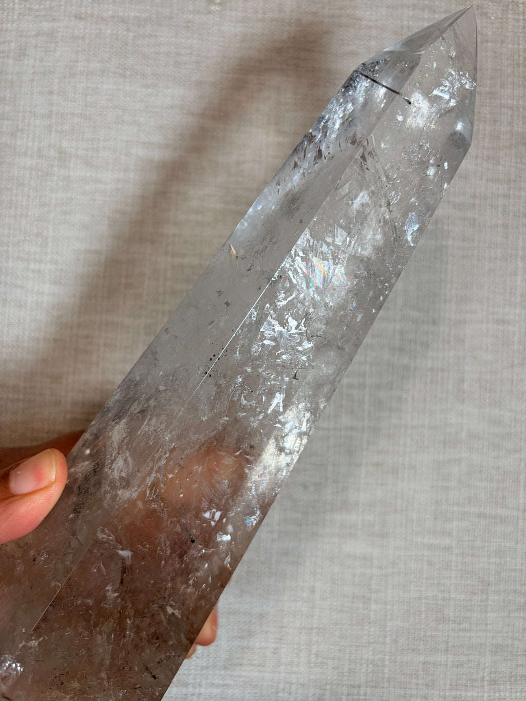 Smokey Quartz x Tourmaline Tower