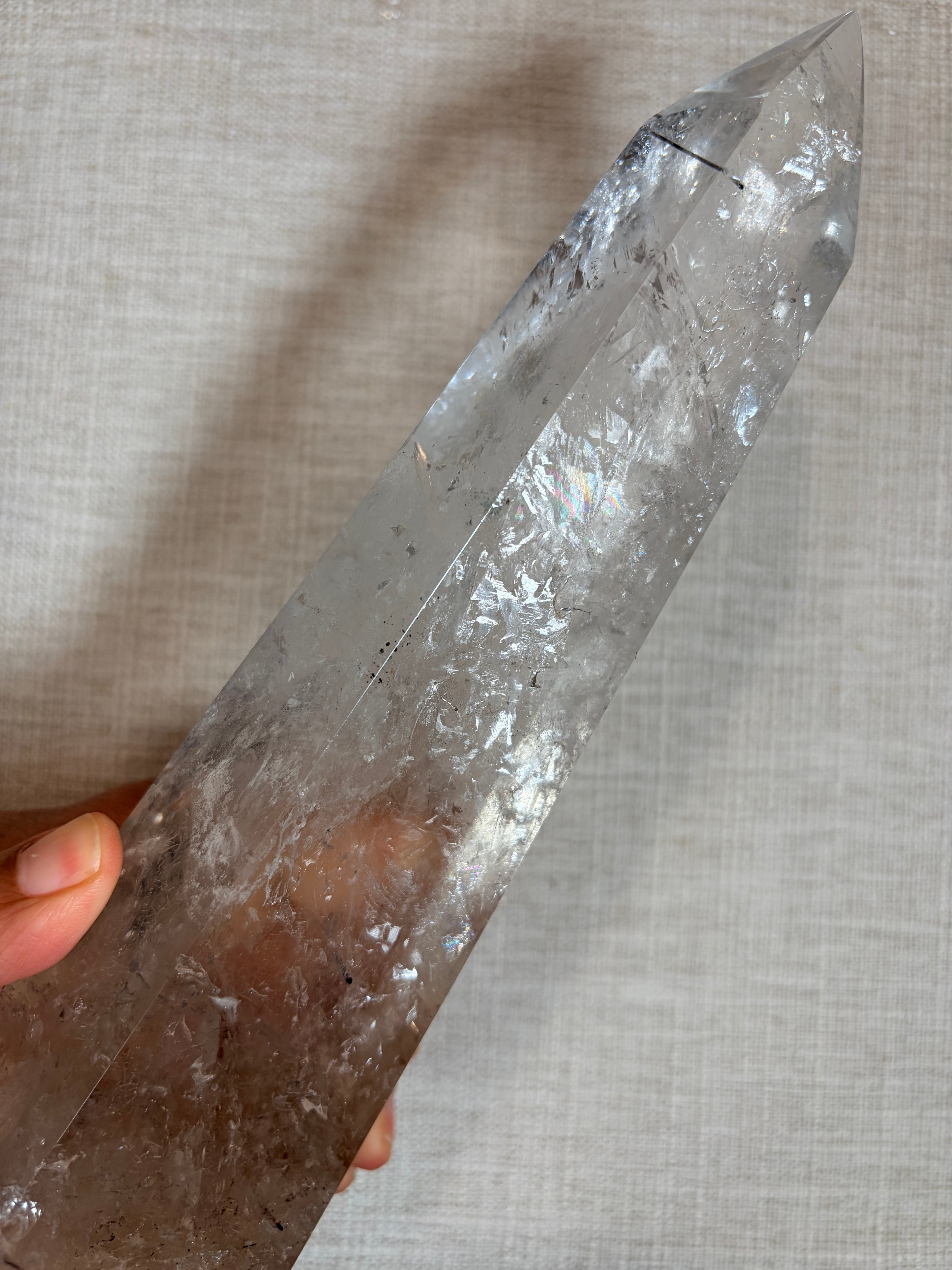 Smokey Quartz x Tourmaline Tower