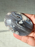 Blue Flower Agate Palm (C)