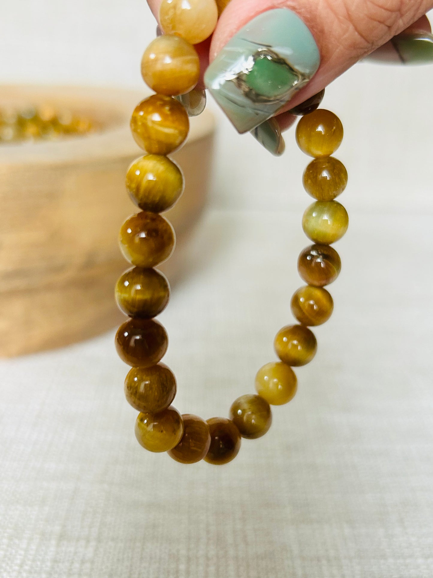 Natural Honey Tiger Eye Bracelet