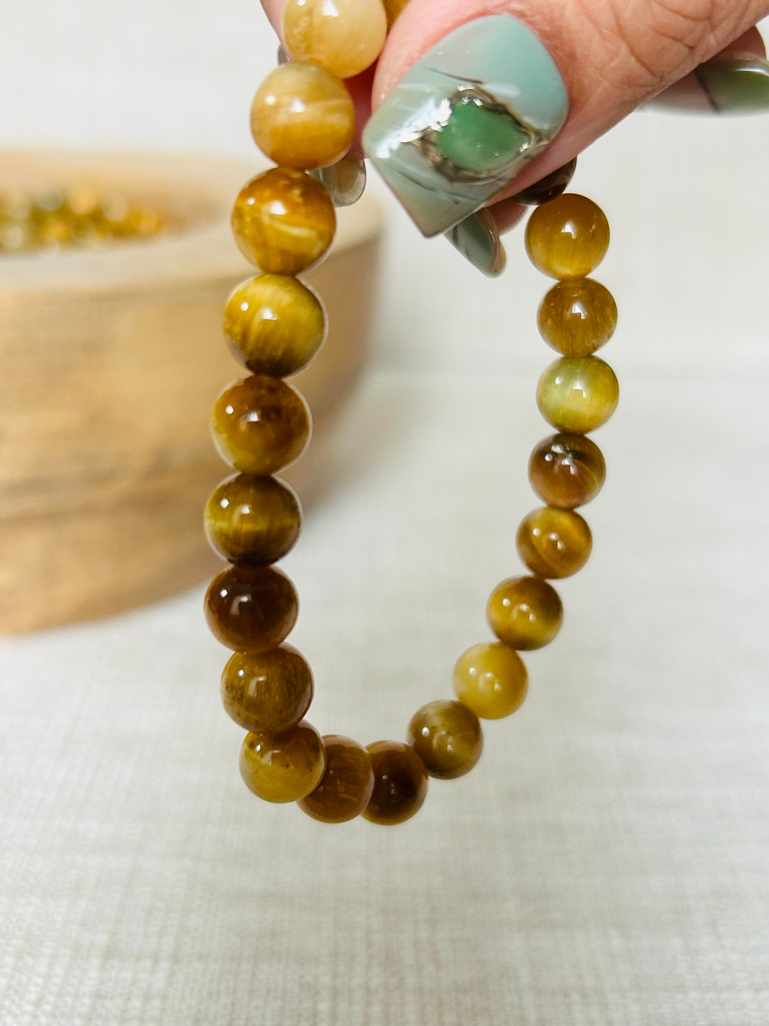 Natural Honey Tiger Eye Bracelet