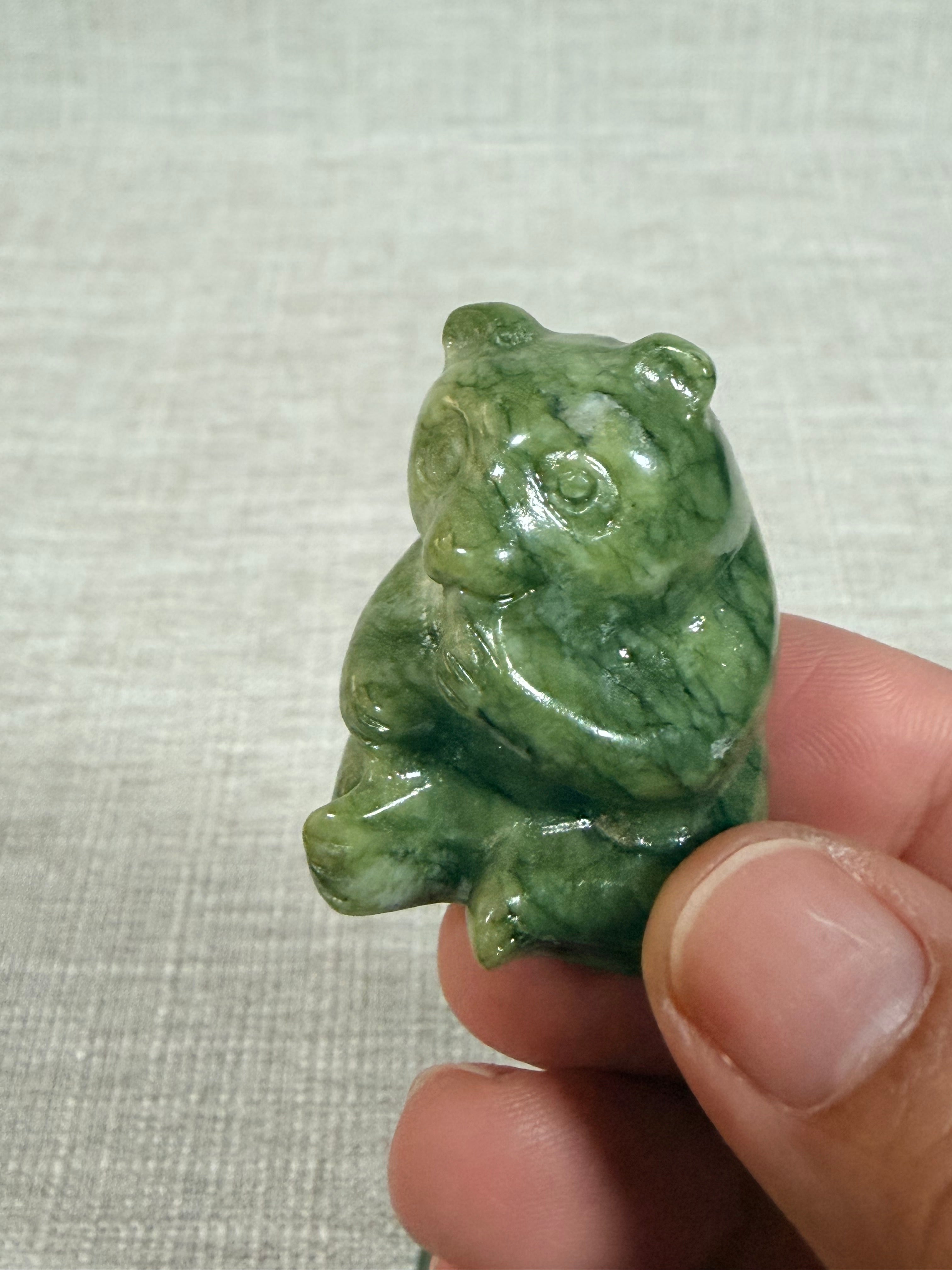Green Jade Bear