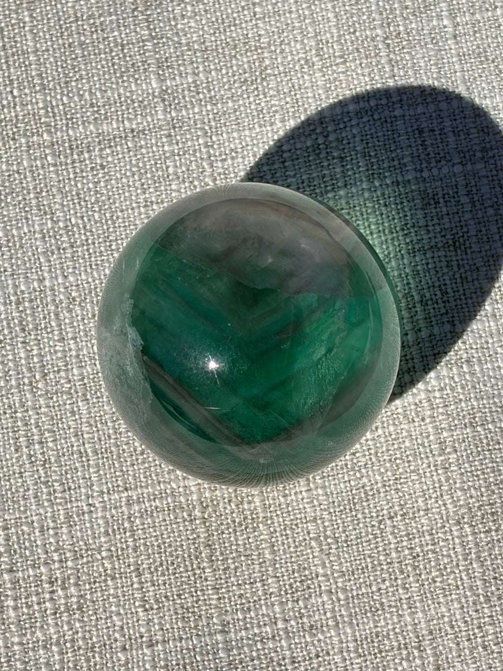 Fluorite Sphere (D) with Soft Banding