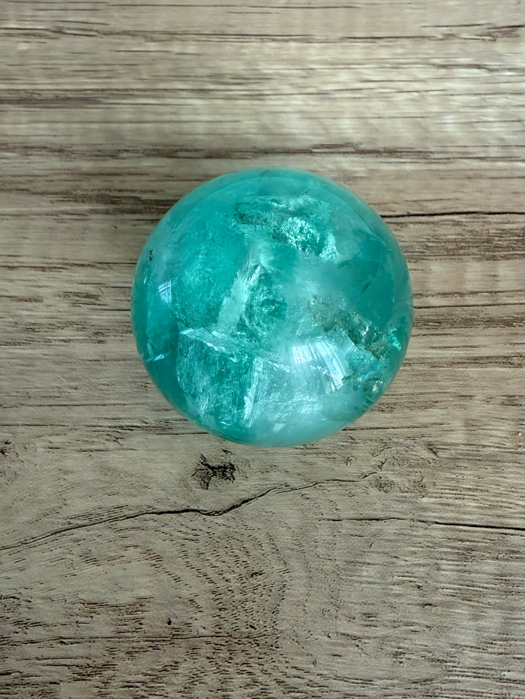 Fluorite Sphere (E) with Amazing Landscape