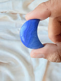 Mini Crescent Moon Blue Quartz from Brazil